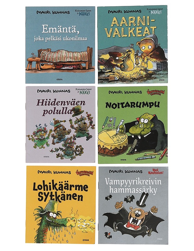 Mauri Kunnas - minikirjoja 6 kpl - Lastenkirjat - 10105460478 - 0