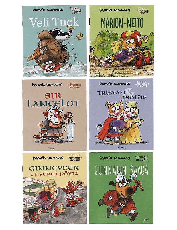 Mauri Kunnas - minikirjoja 6 kpl - Lastenkirjat - 10105460496 - 0