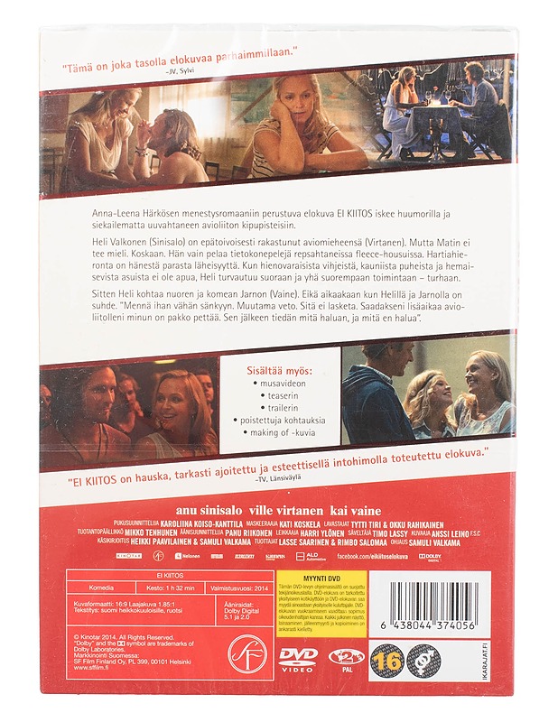 Ei kiitos - DVD - DVD-elokuvat - 10105460513 - 1