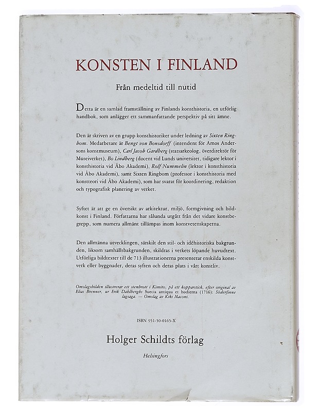 Konsten i Finland - Bengt von Bonsdorff - Historiakirjat - 10105460535 - 1