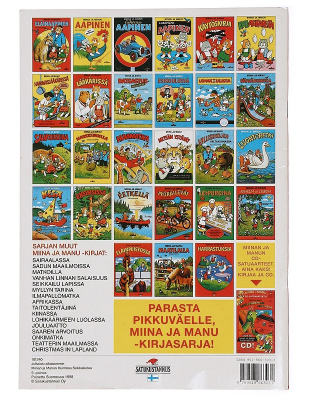 Miina ja Manu Afrikassa - Mäkineva, Jarkko - Lastenkirjat - 10105460564 - 1