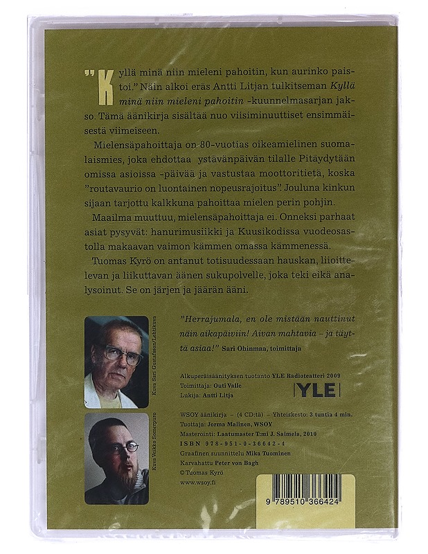Tuomas Kyrö Mielensä-Pahoittaja - DVD - DVD-elokuvat - 10105460644 - 1