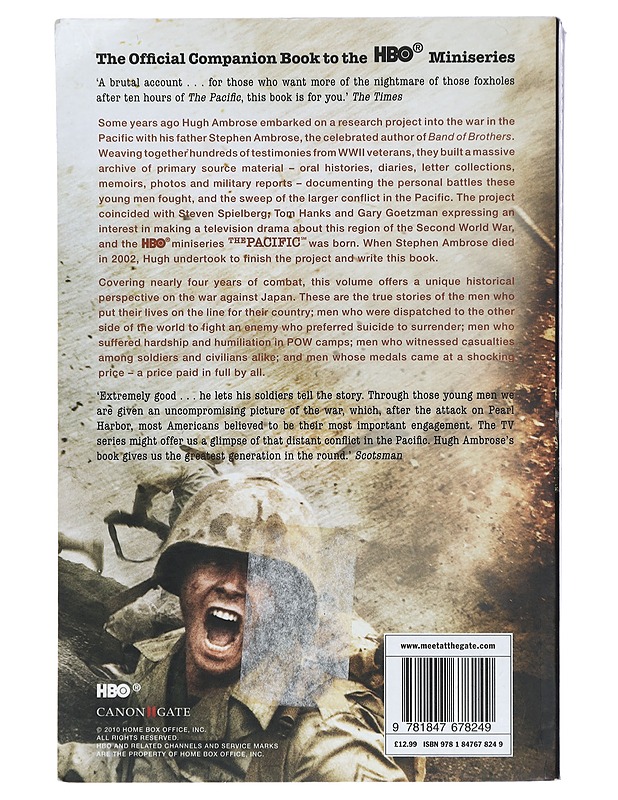 The Pacific - Hugh Ambrose - Historiakirjat - 10105460660 - 1