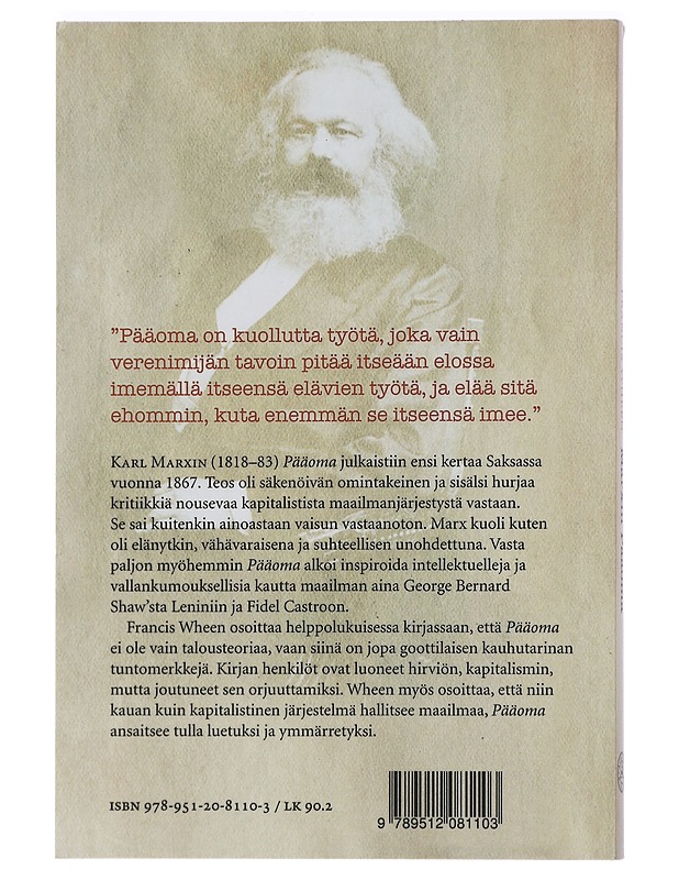 Marxin Pääoma - Wheen, Francis - Elämäkerrat ja muistelmat - 10105460662 - 1