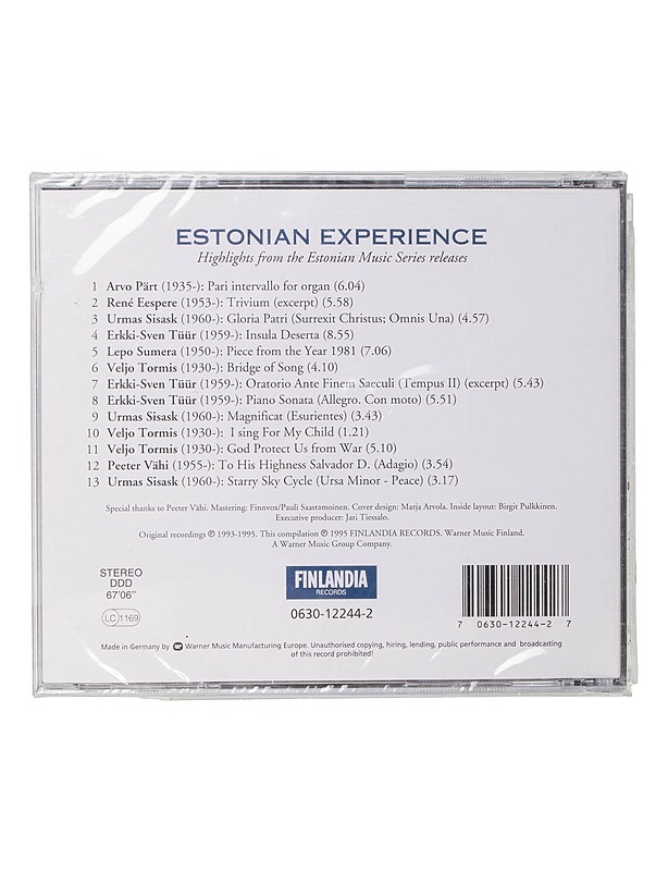 Estonian experience - CD - CD-levyt - 10105460674 - 1