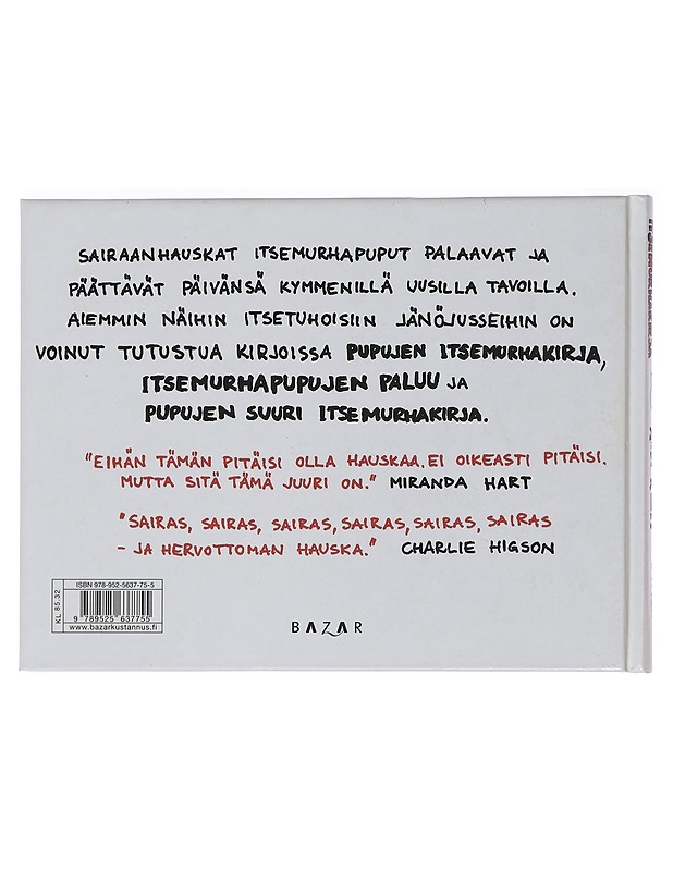 Pupujen uusi itsemurhakirja - Riley, Andy - Sarjakuvat - 10105460700 - 1