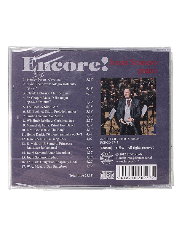 Encore! Jouni Somero, piano - CD - CD-levyt - 10105460701 - 1