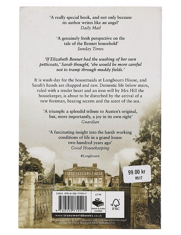 Longbourn - Jo Baker - Romaanit ja novellit - 10105460760 - 1