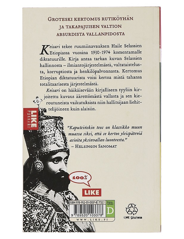 Keisari - Kapu?ci?ski, Ryszard - Elämäkerrat ja muistelmat - 10105460834 - 1