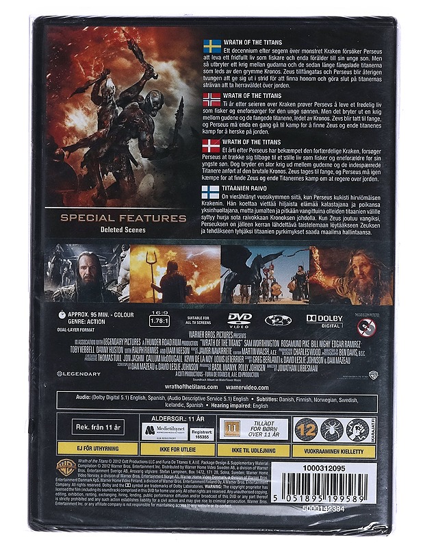 Wrath of the Titans - DVD - DVD-elokuvat - 10105460851 - 1
