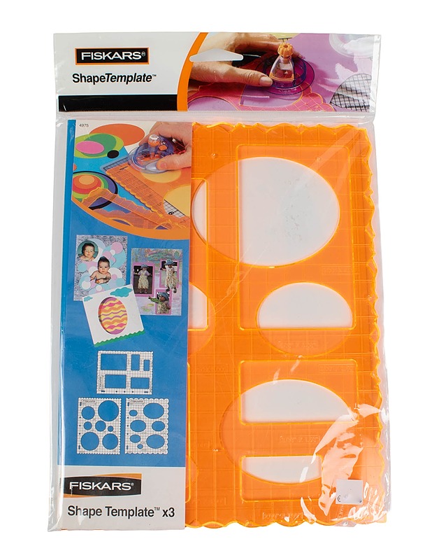 FISKARS Shape Template x3 sabluunasetti - Askartelu - 10105460905 - 0