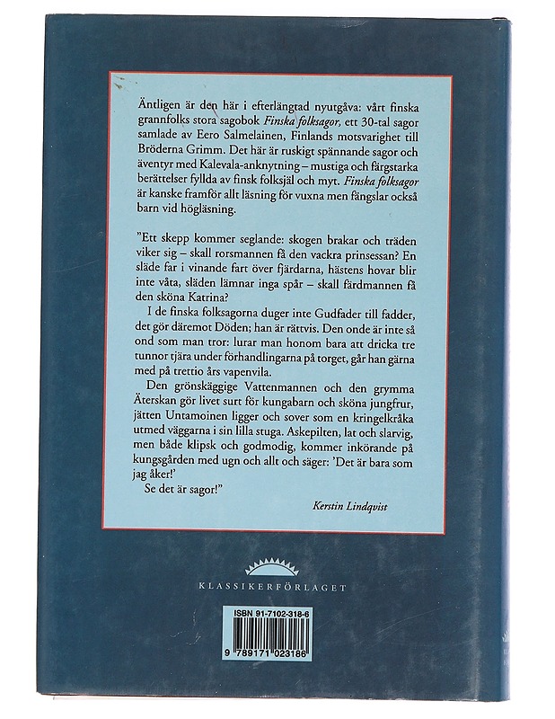 Finska folksagor - Salmelainen, Eero - Romaanit ja novellit - 10105460929 - 1