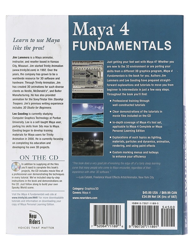 Maya 4 fundamentals - Lammers, Jim - Tietokirjat ja oppaat - 10105460938 - 1