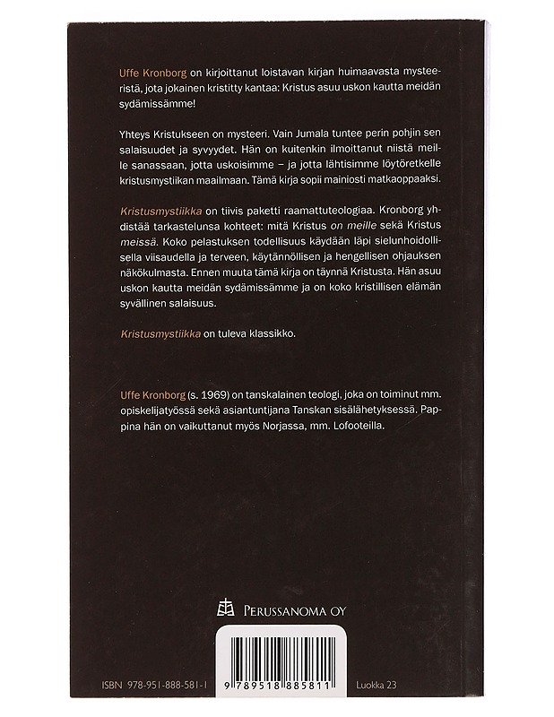 Kristusmystiikka - Kronborg, Uffe - Tietokirjat ja oppaat - 10105460981 - 1