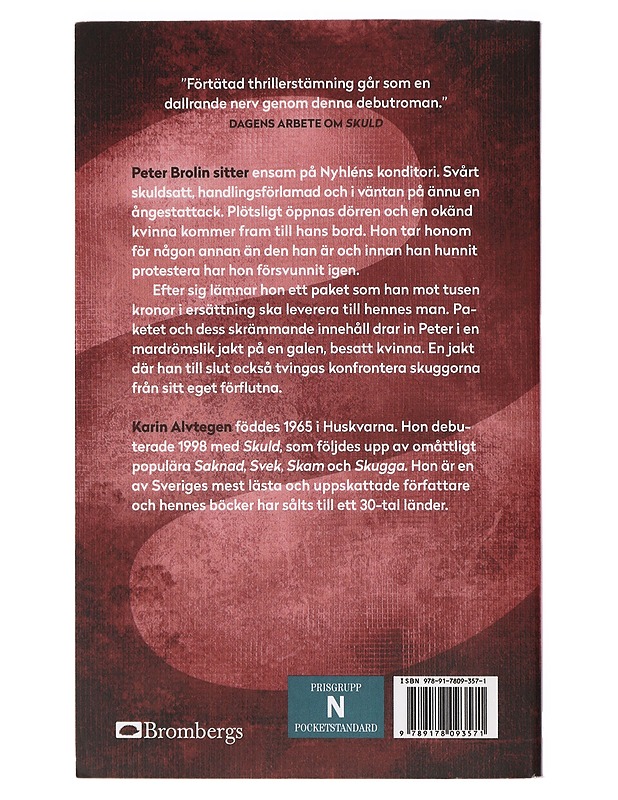 Skuld - Alvtegen, Karin - Romaanit ja novellit - 10105461013 - 1