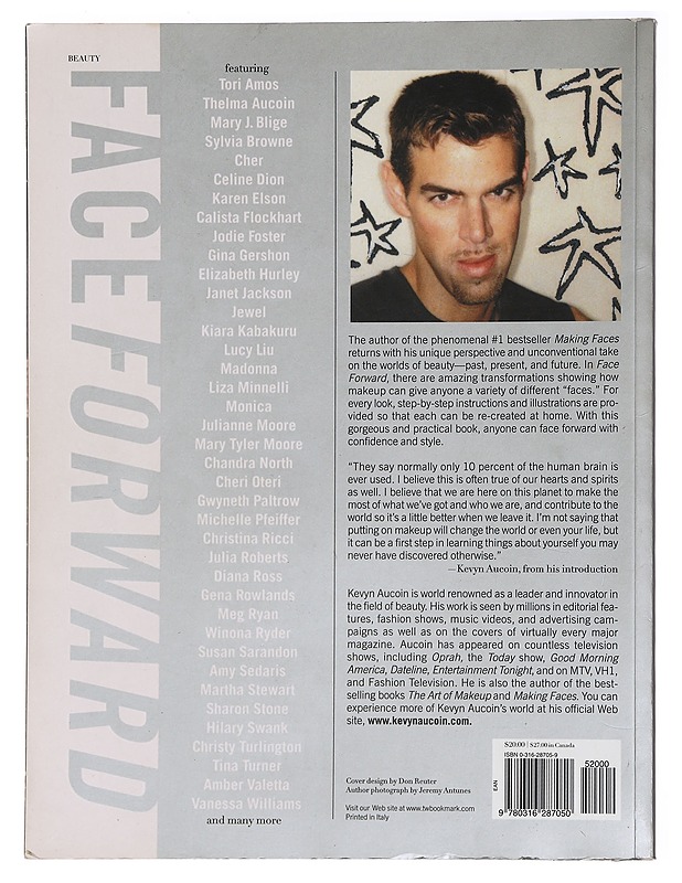 Face forward - Kevyn Aucoin - Tietokirjat ja oppaat - 10105461027 - 1