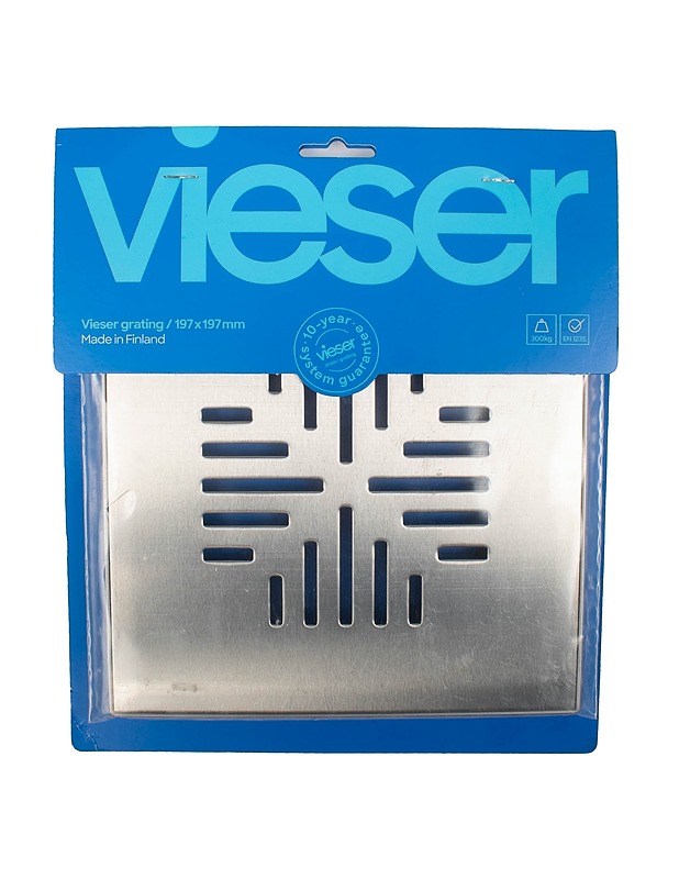 Vvieser RST kansi muovikehyksellä 197 x 197 - Rakennustarvikkeet - 10105461044 - 0