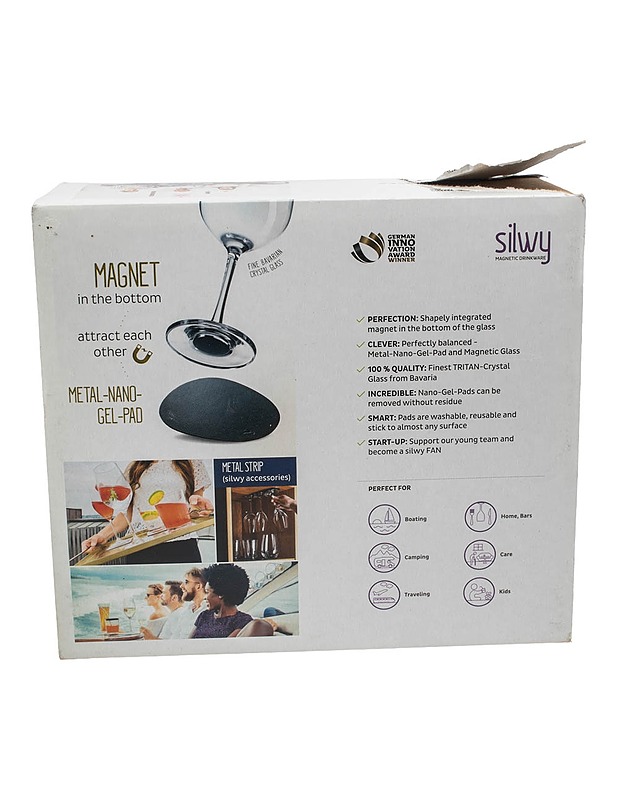 SILWY magneettiset viinilasit, 2 kpl - Aurinkolasit - 10105461051 - 2