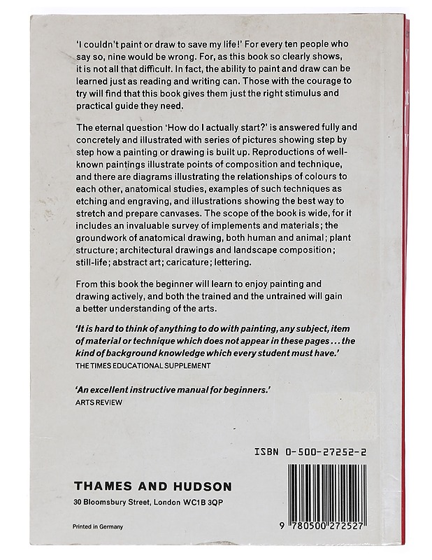 How to Paint and Draw - W. Jaxtheimer, Bodo - Harrastekirjat - 10105461075 - 1