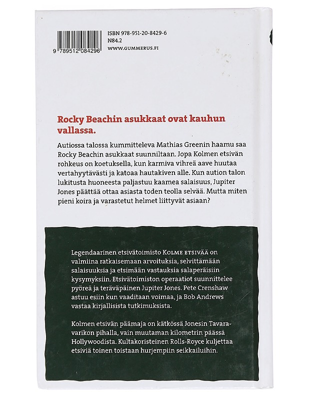 3 etsivää ja vihreä aave - Arthur, Robert - Jännitys ja dekkarit - 10105461080 - 1