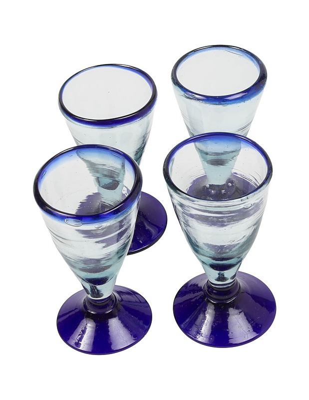 Käsinpuhallettu lasi, 4 kpl - Lasit - 10105461117 - 0