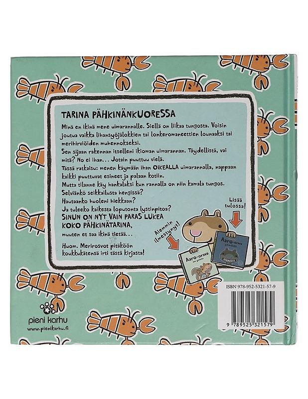 Aaro-orava uimarannalla - Watt, Mélanie - Lastenkirjat - 10105461128 - 1