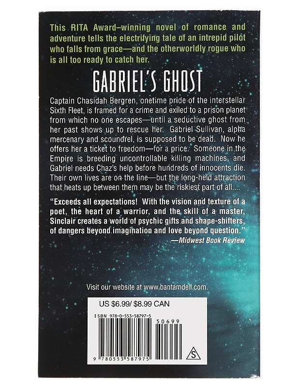 Gabriel's Ghost -Linnea Sinclair - Fantasia- ja scifi - 10105461141 - 1