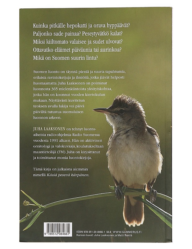 Luontovuosi : 365 havaintoa Suomen luonnosta - Laaksonen, Juha - Tietokirjat ja oppaat - 10105461148 - 1