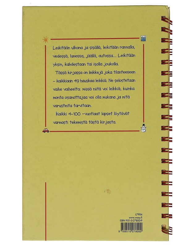 HIPPA!: 49 SISÄ- JA ULKOLEIKKIÄ - LINDENBAUM, PIJA - Lastenkirjat - 10105461163 - 1