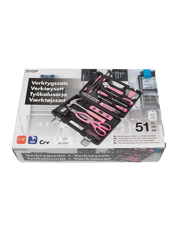 Biltema 71-056 työkalusarja - Rakennustarvikkeet - 10105461176 - 0