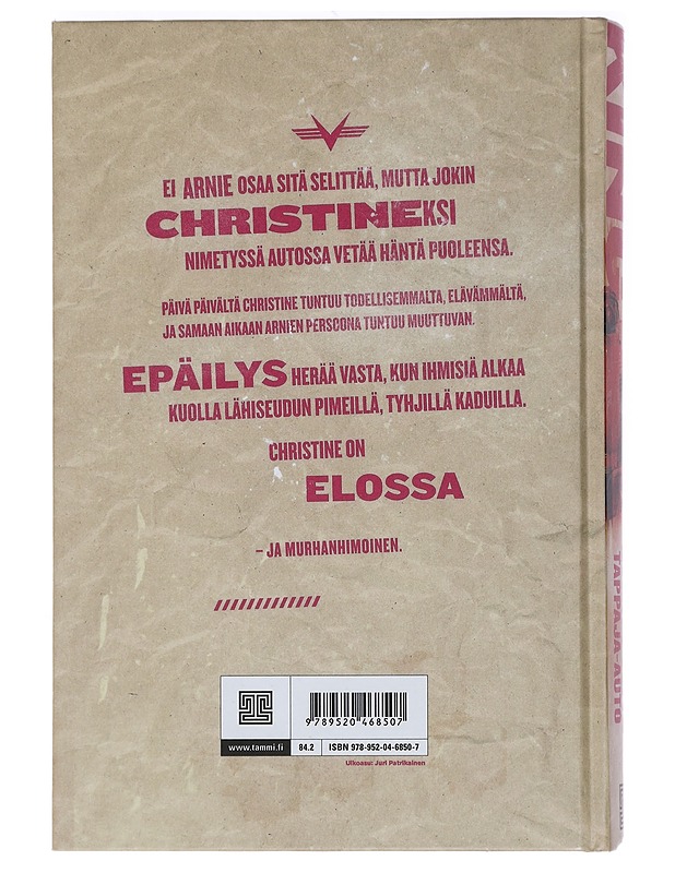 Christine tappaja-auto - King, Stephen - Romaanit ja novellit - 10105461172 - 1