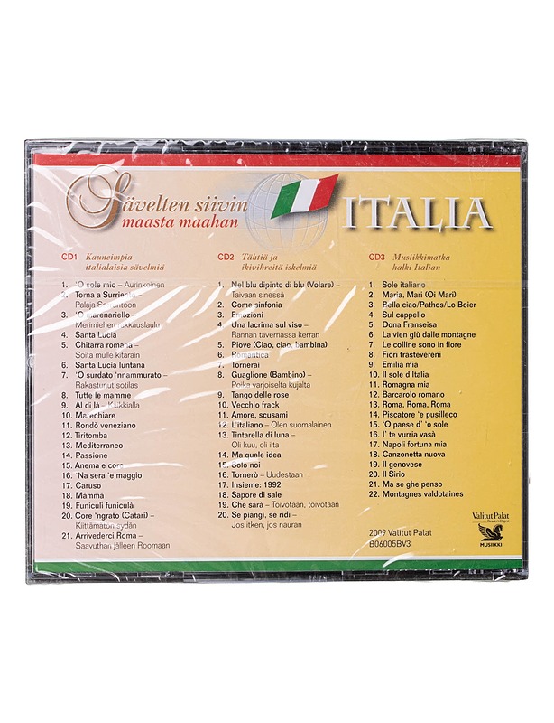 Sävelten siivin maasta maahan: Italia - CD - CD-levyt - 10105461174 - 1