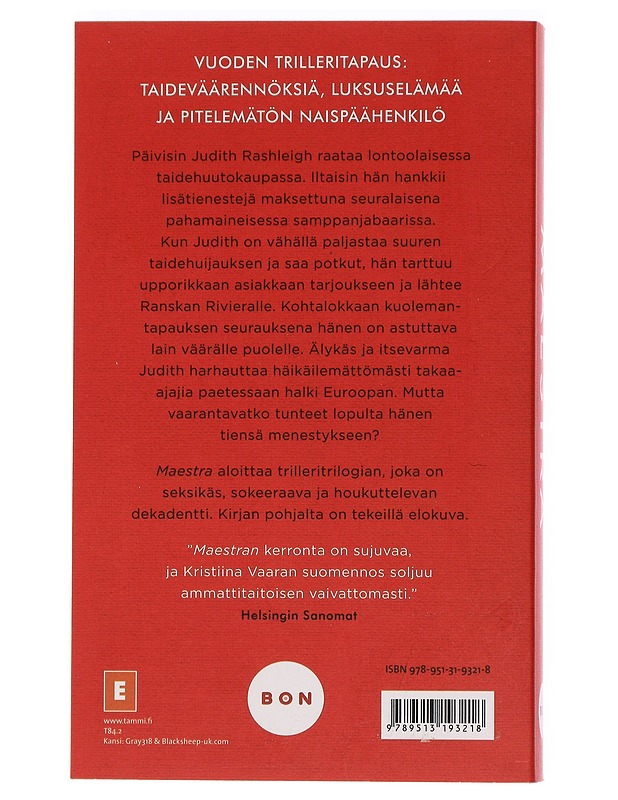 Maestra - Hilton, Lisa - Jännitys ja dekkarit - 10105461179 - 1