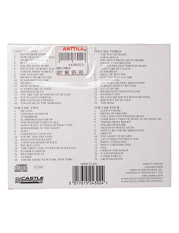 The Mantovani Orchestra: Classic Love Songs - CD - CD-levyt - 10105461188 - 1