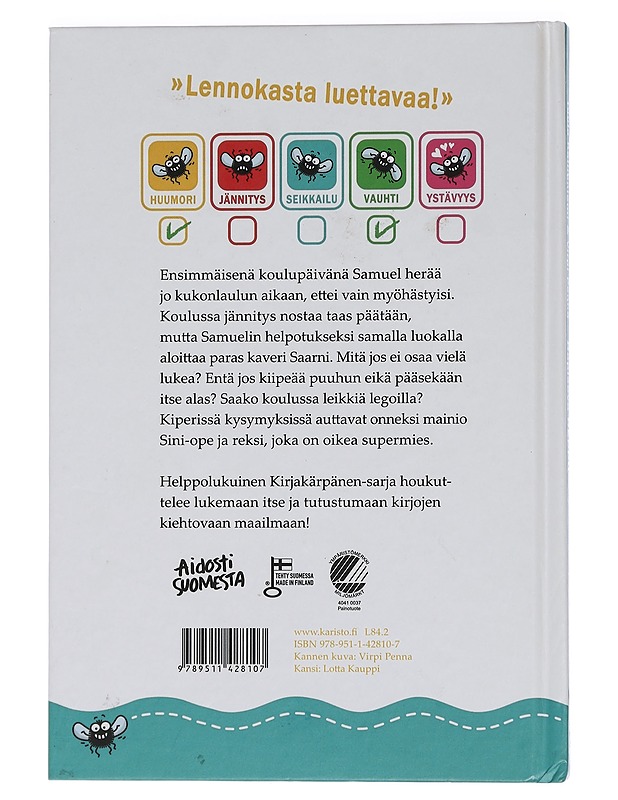 Rapiseva reppu - Kallioniemi, Tuula - Lastenkirjat - 10105461210 - 1