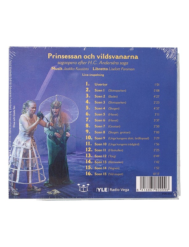 Prinsessan och vildsvanarna - CD - CD-levyt - 10105461215 - 1