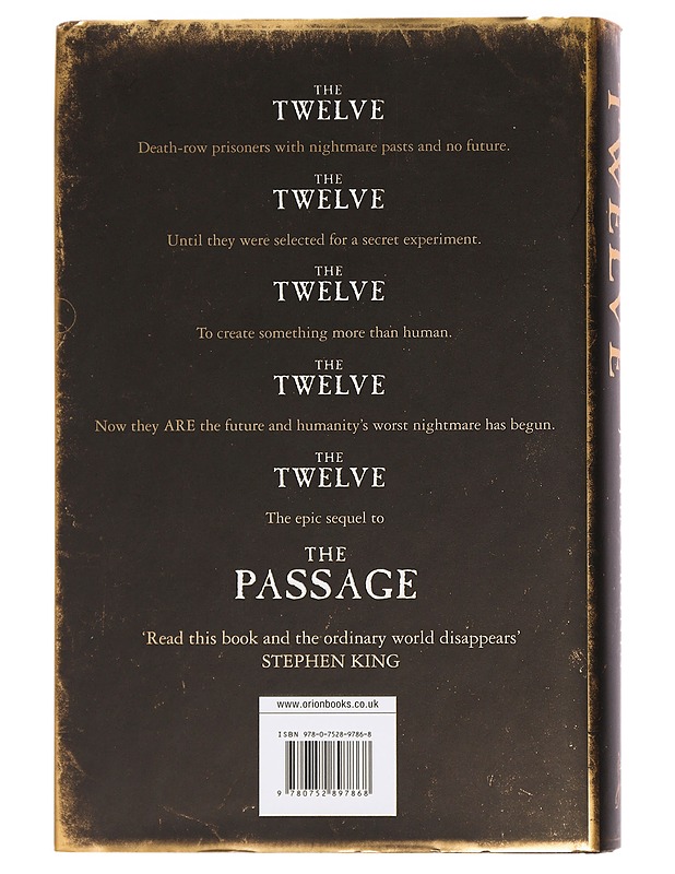 The twelve : a novel - Justin Cronin - Fantasia- ja scifi - 10105461245 - 1