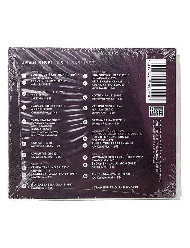 Sibelius Tapiolan kuorossa - CD - CD-levyt - 10105461259 - 1