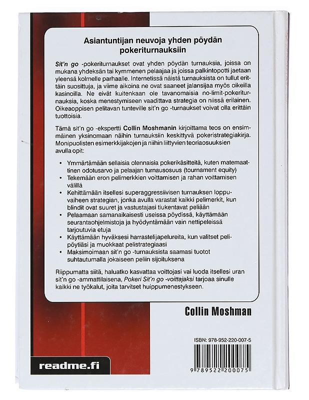 Pokeri : sit'n go -voittajaksi - Moshman, Collin - Tietokirjat ja oppaat - 10105461261 - 1