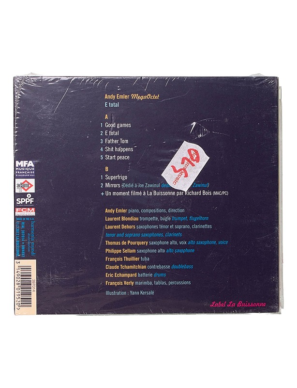 Andy Emler: Mega Octet E total - CD - CD-levyt - 10105461268 - 1