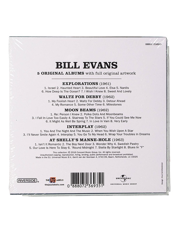Bill Evans: 5 original albums - CD - CD-levyt - 10105461319 - 1