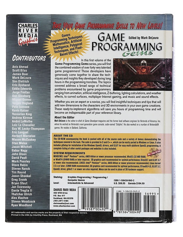 Game programming gems - DeLoura, Mark A. - Romaanit ja novellit - 10105461363 - 1
