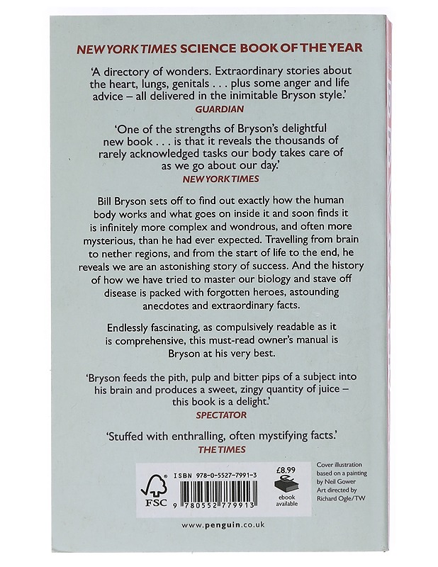 The body: a guide for occupants - BIll Bryson - Harrastekirjat - 10105461365 - 1