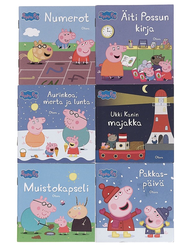 Peppa Pig minikirja, 6 kpl - Lastenkirjat - 10105461366 - 0