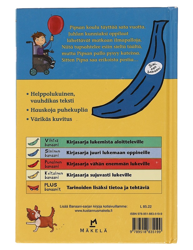 Pipsa ja punainen ilmapallo - Fine, Anne - Lastenkirjat - 10105461369 - 1