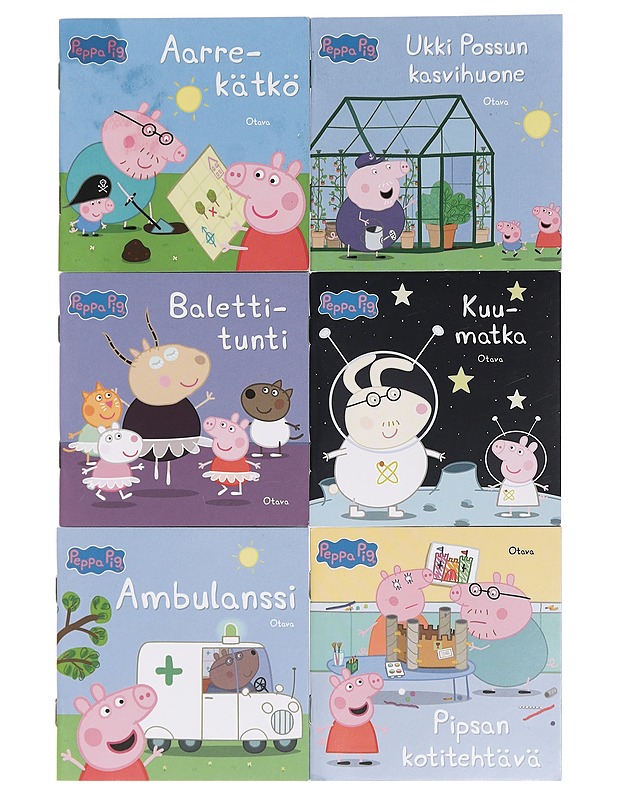 Peppa Pig minikirja, 6 kpl - Lastenkirjat - 10105461374 - 0