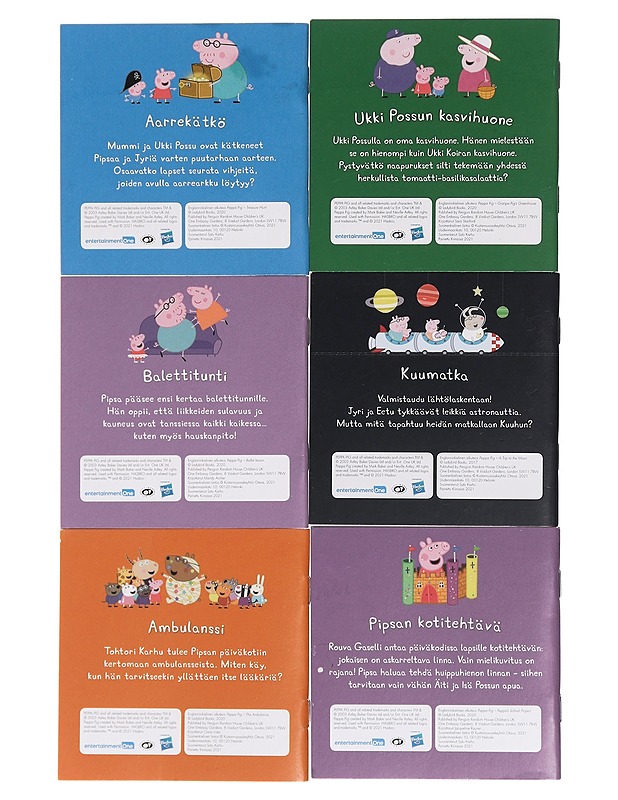 Peppa Pig minikirja, 6 kpl - Lastenkirjat - 10105461374 - 1