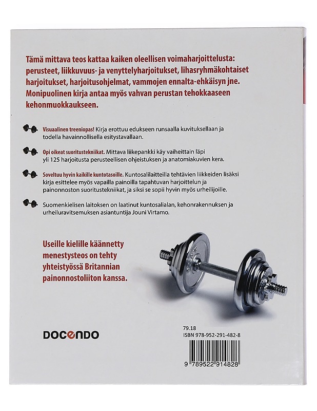 Voimaharjoittelu & kehonmuokkaus - Virtamo, Jouni - Harrastekirjat - 10105461384 - 1