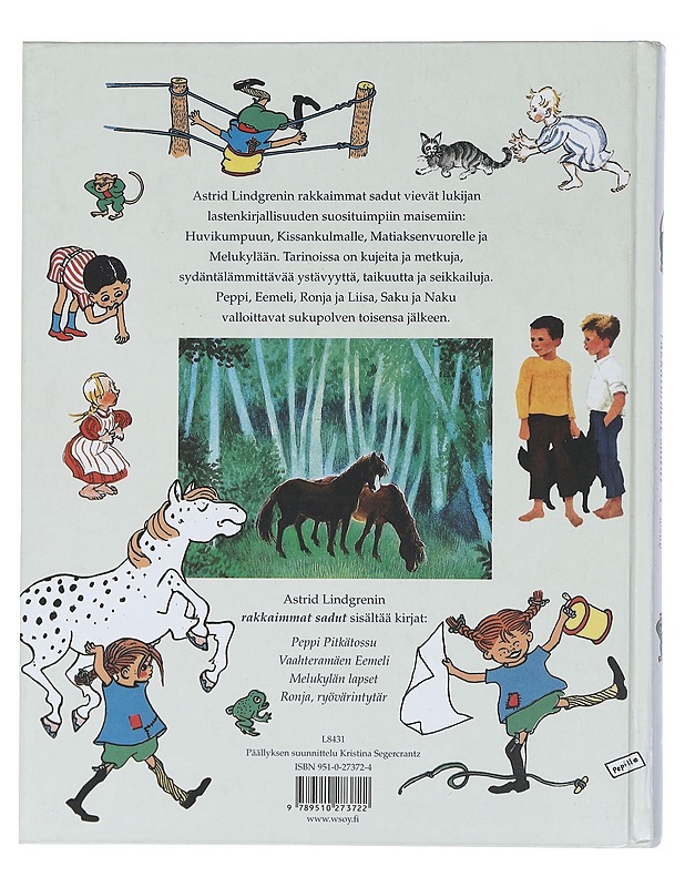 Astrid Lindgrenin rakkaimmat sadut - Lindgren, Astrid - Lastenkirjat - 10105461386 - 1