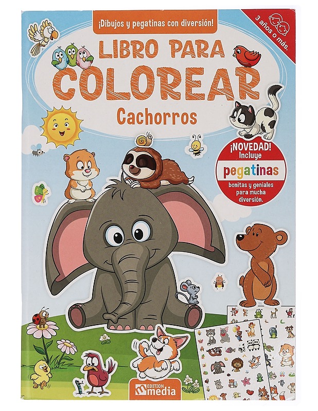Libro para colorear Cachorros - Lastenkirjat - 10105461392 - 0
